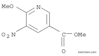 Molecular Structure of 59237-49-9 (Methyl 6-Methoxy-5-nitronicotinate)